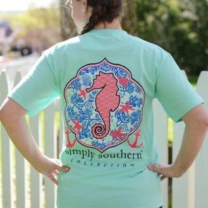 Simply Southern Seahorse Tee
